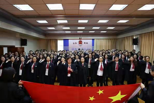 我所多名律师参加2018年国家宪法日律师集体宣誓仪式